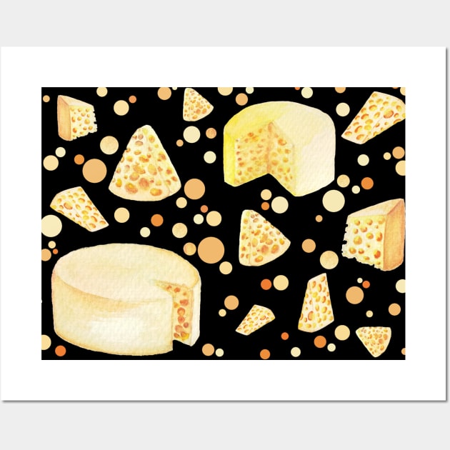 Sweet dreams are made of cheese Wall Art by Wolshebnaja